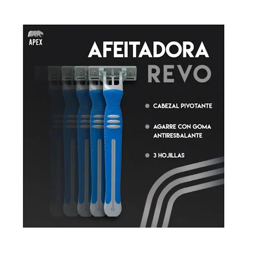 Cuchilla De Afeitar Desechable 3 Hojas Hombre - 5 Paquetes X 2 Und Unidades - Apex Apex X 2 1.webp