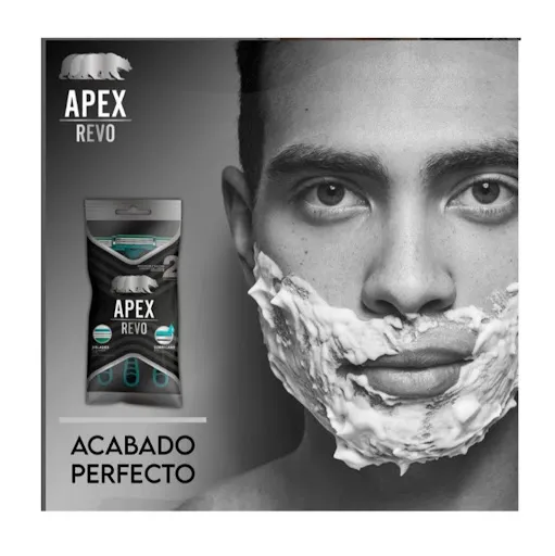 Cuchilla De Afeitar Desechable 3 Hojas Hombre - 5 Paquetes X 2 Und Unidades - Apex Apex X 2 2.webp
