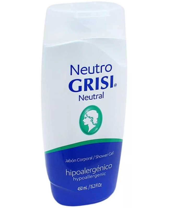 [J05028] JABON CORPORAL LIQ NEUTRO 450 ML GRISI