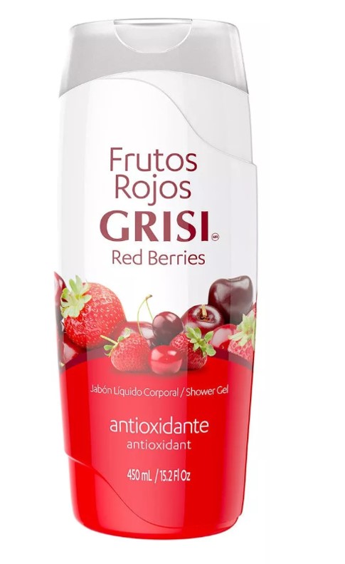 [J05058] JABON CORPORAL LIQ FRUTOS ROJOS 450ML GRISI