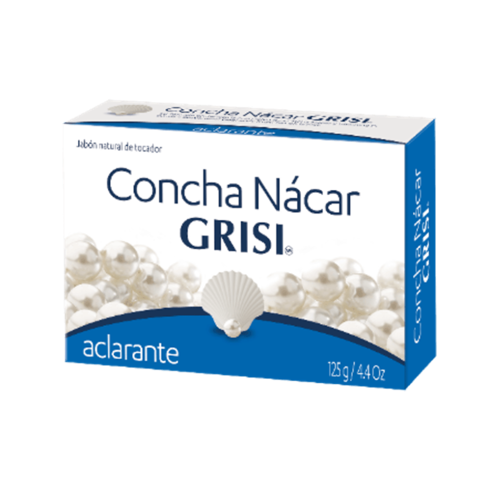 [J05081] JABON BARRA CONCHA NACAR 125GR GRISI