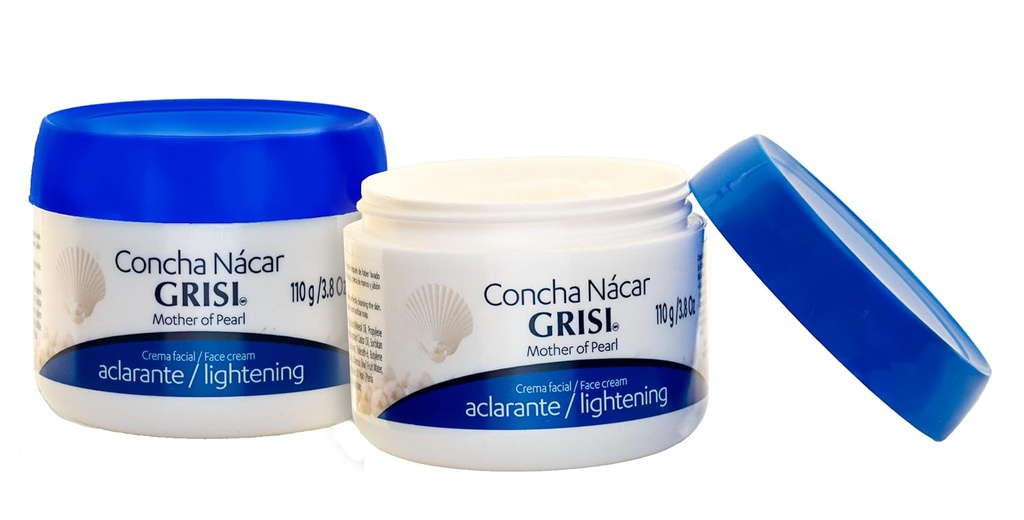 [C00421] Grisi Crema Facial Concha de Nácar 110 g | Aclarante y Unificadora