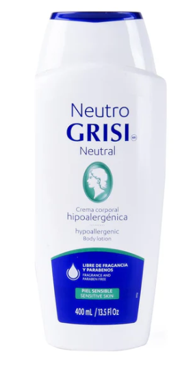 [C04030] CREMA CORPORAL LIQ NEUTRO 400ML GRISI