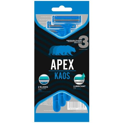 [30010004] MAQUINA DE AFEITAR HOMBRE X 2UND 3HOJAS APEX