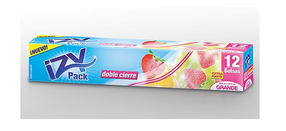 [40030010] BOLSA HERMETICA DOBLE CIERRE X 12UND G IZY PACK