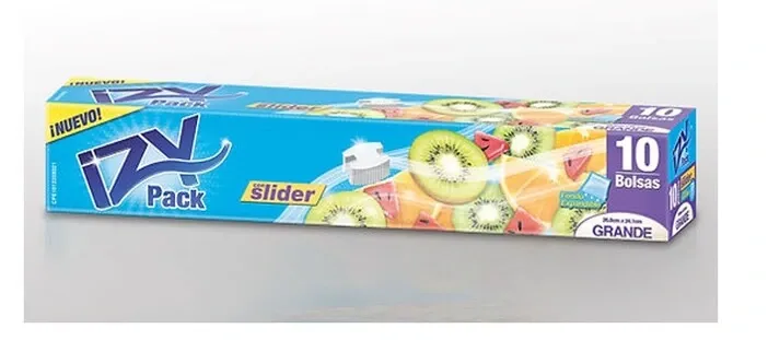 [40030013] BOLSA HERMETICA CON SLIDER  X 10UND G IZY PACK