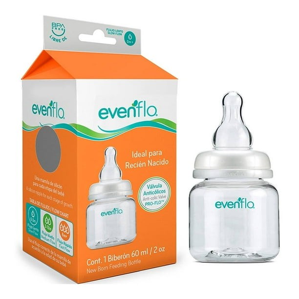 [E1137] Biberon Milk 2oz Evenflo