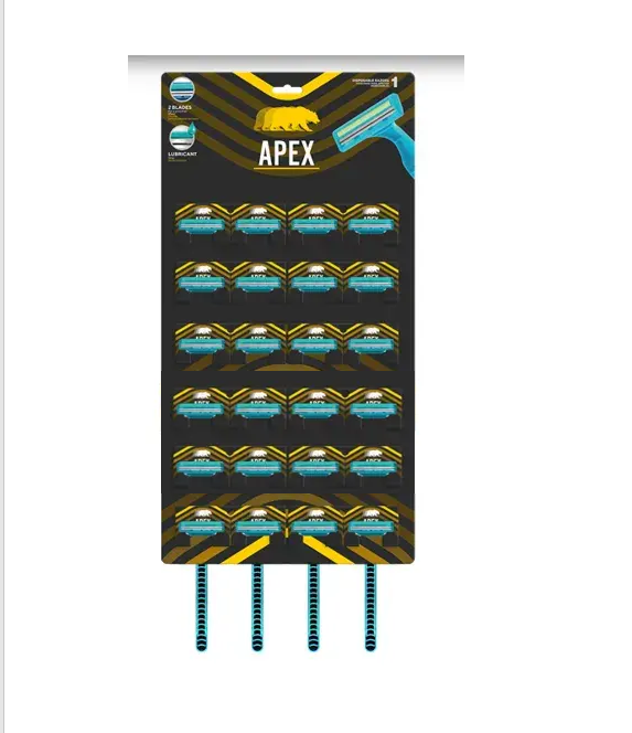 [30010002] MAQUINA DE AFEITAR HOMBRE RISTRA X 24UND 2HOJAS APEX