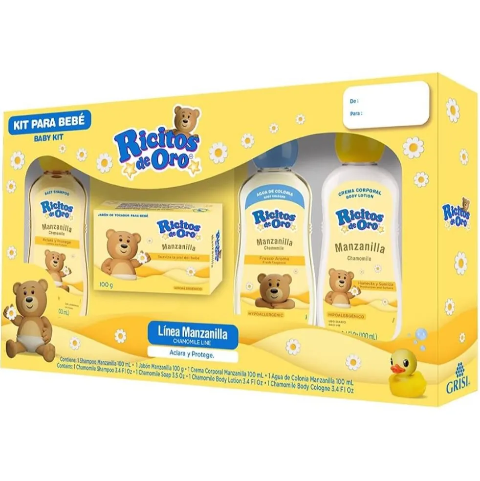 [C04065] Mini Kit Manzanilla Ricitos de Oro x 4 Grisi