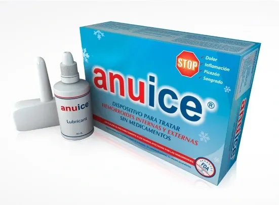 Anuice® Kit de Crioterapia para Hemorroides Internas y Externas – Aplicador de Frío Anatómico