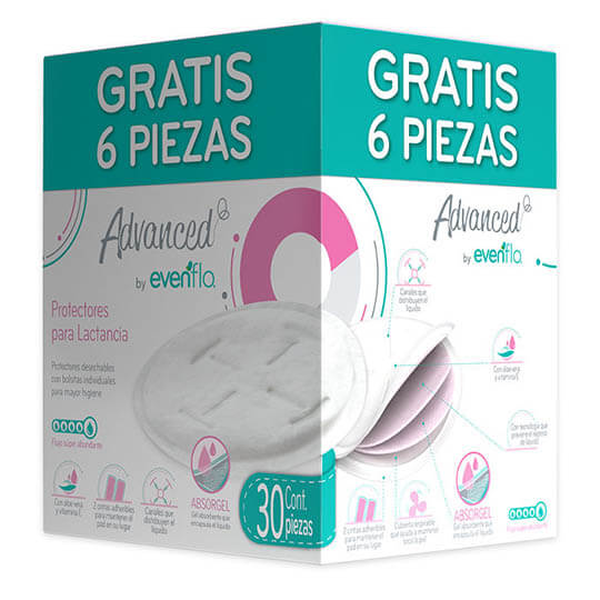 Protector de Lactancia ADV 30und Evenflo