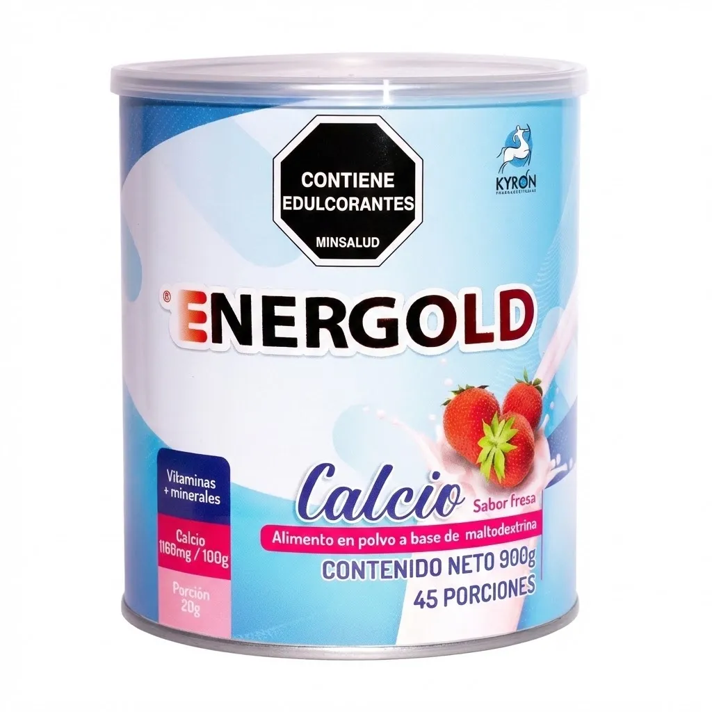 [7707288570364] Energold Calcio Fresa x 900gr