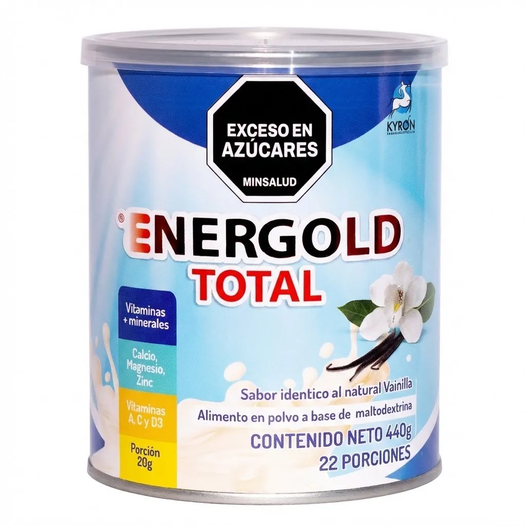 [7707288570524] Energold Nutricion Total Vainilla x 440gr