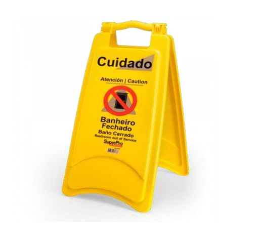 Placa Señalizacion Baño Cerrado AMA PL Superpro