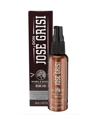 Aceite Suavizante para Barba y Bigote con Brillo Natural - 60 ml Grisi