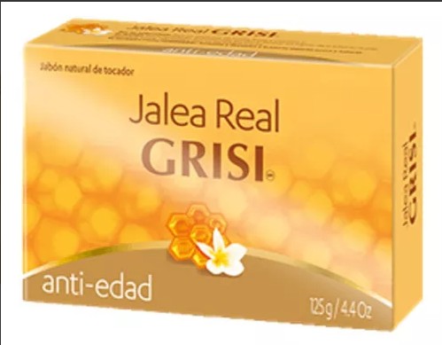 Jabon Barra Jalea Real Antiedad 125gr Grisi