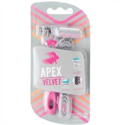 Maquina de Afeitar Mujer x 2und 4hojas Apex