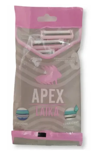 Maquina de Afeitar Mujer x 3und 2hojas Apex