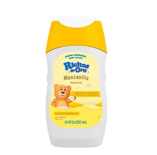 Crema Hidratante para Bebé de Manzanilla 250 ml Grisi Ricitos de Oro – Cuidado Suave para Piel Sensible