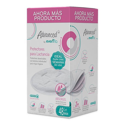 Protector de Lactancia ADV 48und Evenflo
