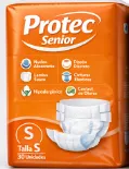 Pañales Adulto Talla S x30 Protec Senior – Desechables de Alta Absorción y Protección