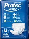 Pañales Adulto Talla M x30 Protec Senior – Desechables de Alta Absorción y Protección